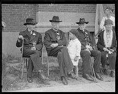 Civil War veterans Grand Army of the Republic members at the end of the nineteenth century.