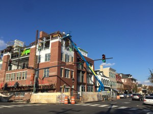 New construction on William Street right next to 19th century rows